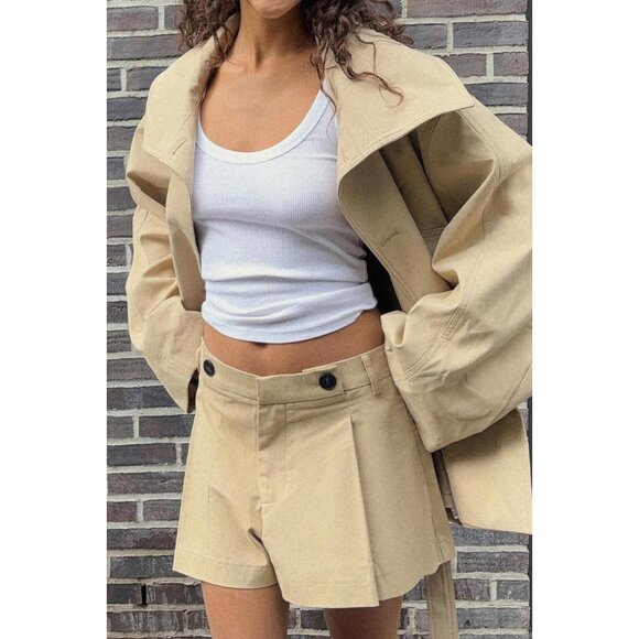 ZARA BELTED TRENCH COAT - Picture 1 of 10